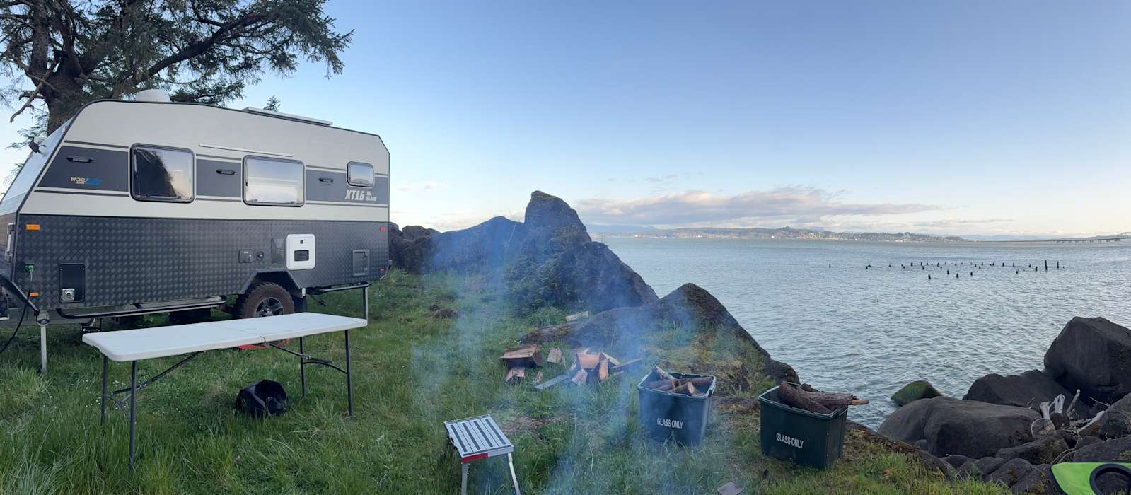 A scenic view of Astoria