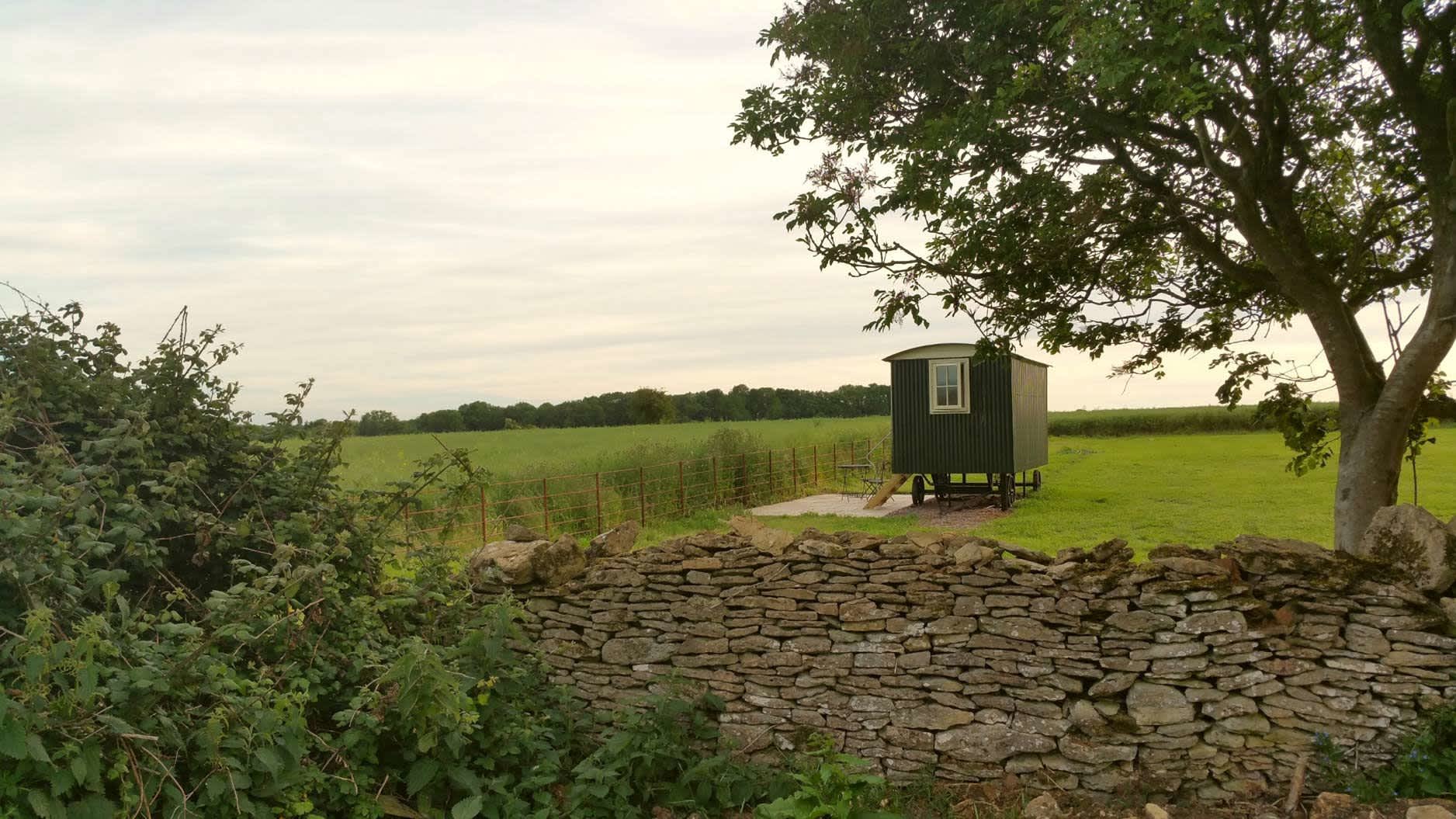Huts Upon a Hill Hipcamp in Somerset, England