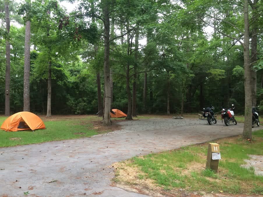 Campsites near shop cedar point