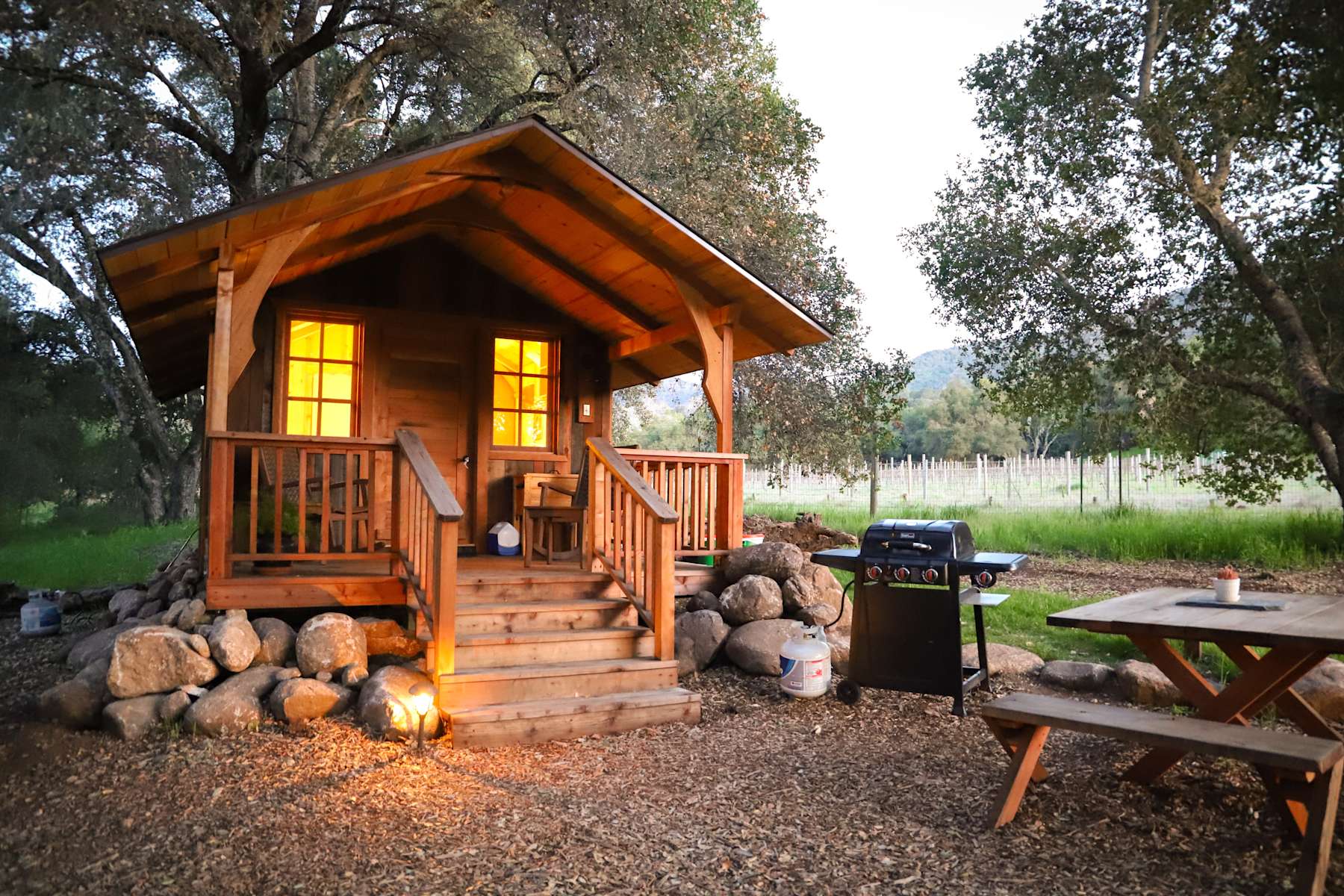 Redwood Cabin Nestled In The Oaks Joseph D S Land Ca 31 Hipcamper Reviews And 53 Photos