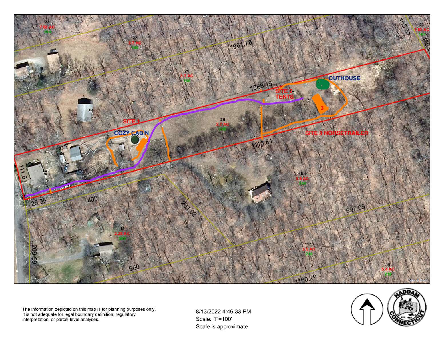 Humble Farm with Simplicity Hipcamp in Higganum, Connecticut