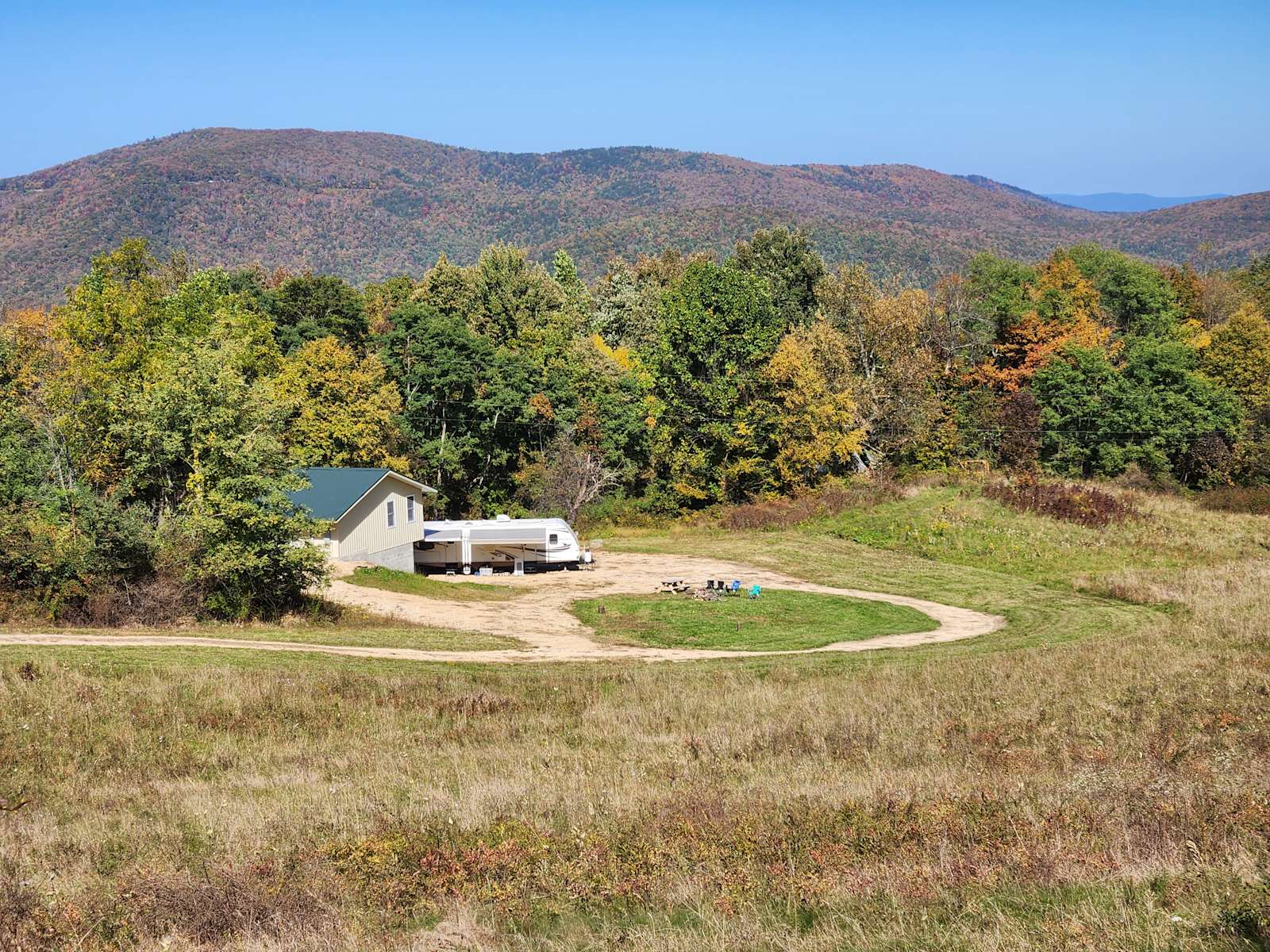 4 Mile Rock Meadow Hipcamp in Montebello, Virginia