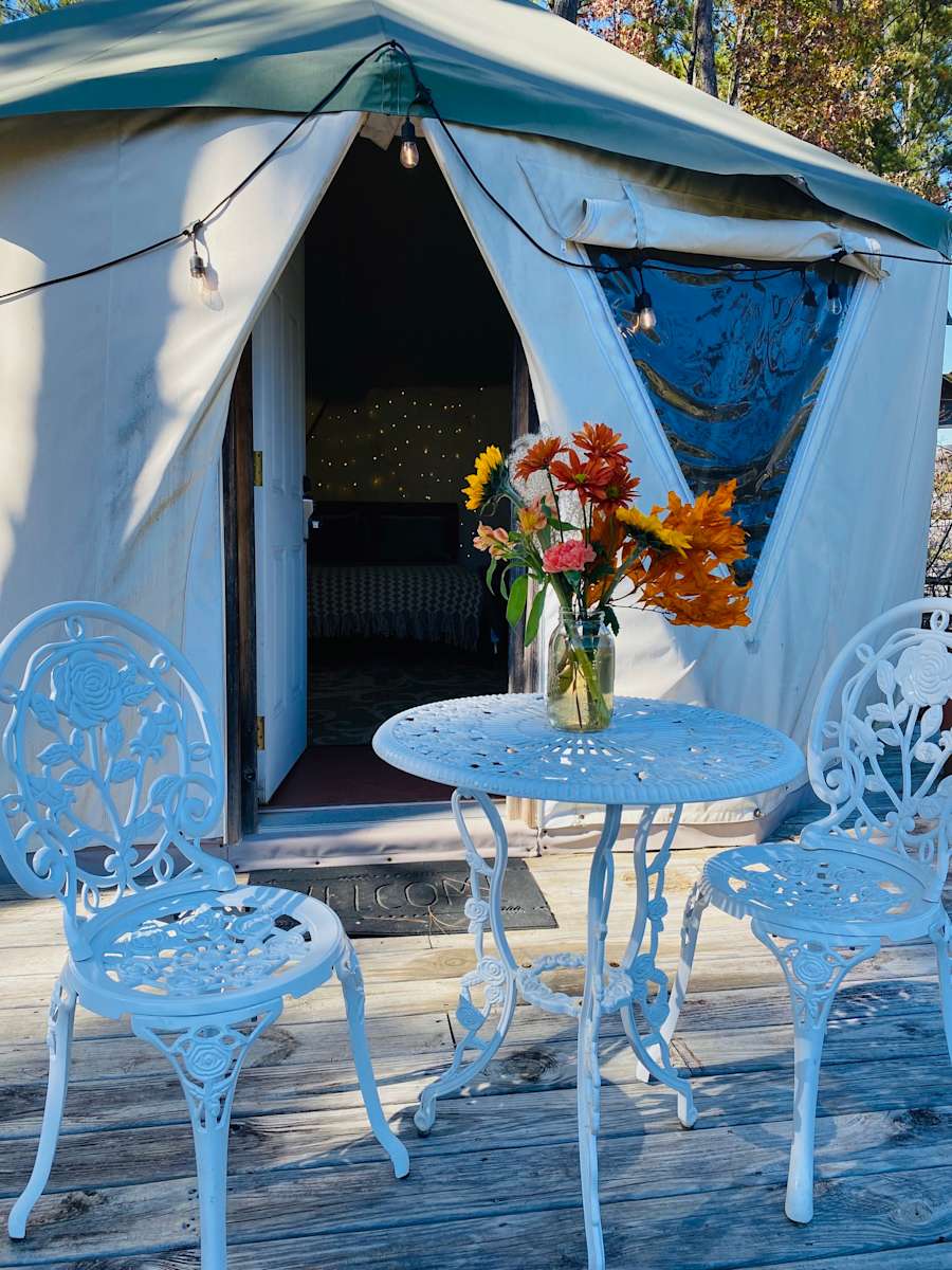 Honeysuckle Tea House and Farm Hipcamp in Chapel Hill, North Carolina