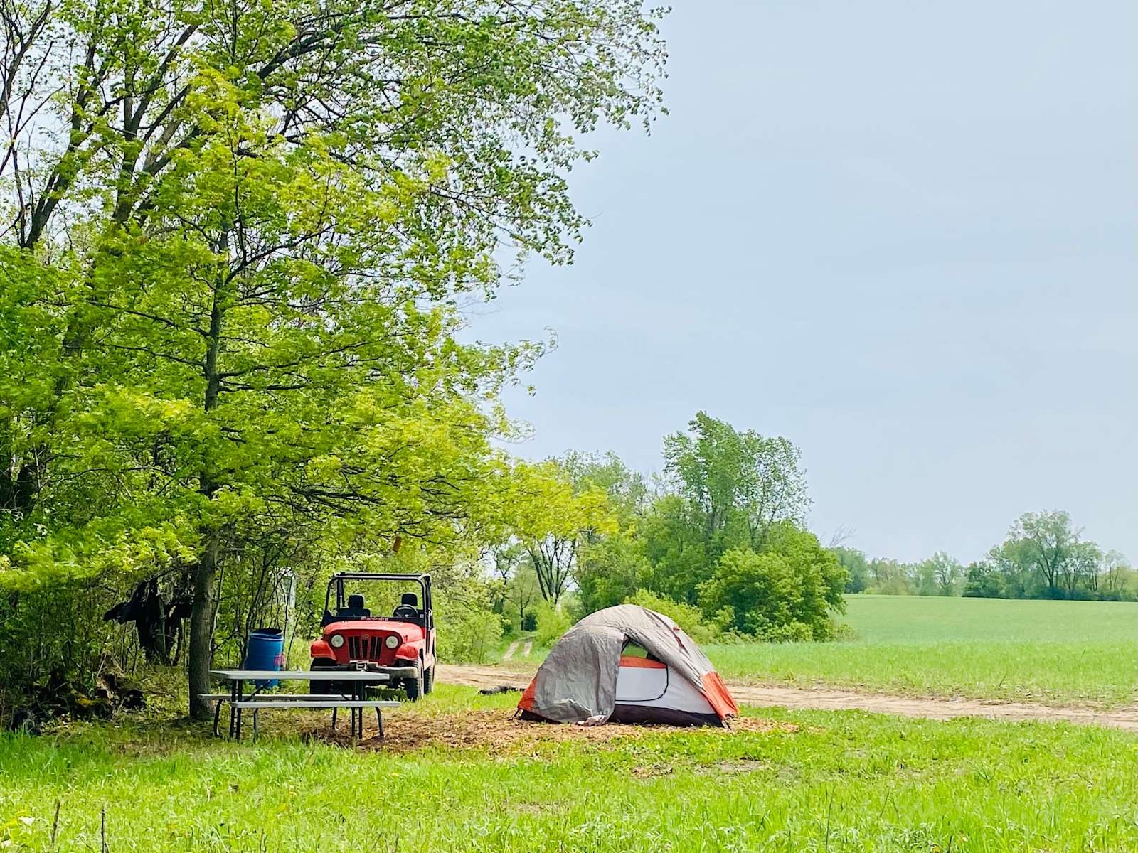 Simply Maple Farm Hipcamp in Mukwonago, Wisconsin
