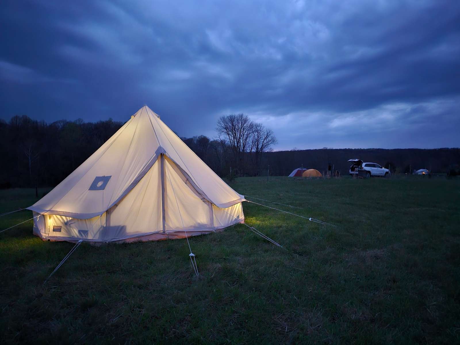 The Timbercrest Ranch Hipcamp in Bloomfield, Indiana