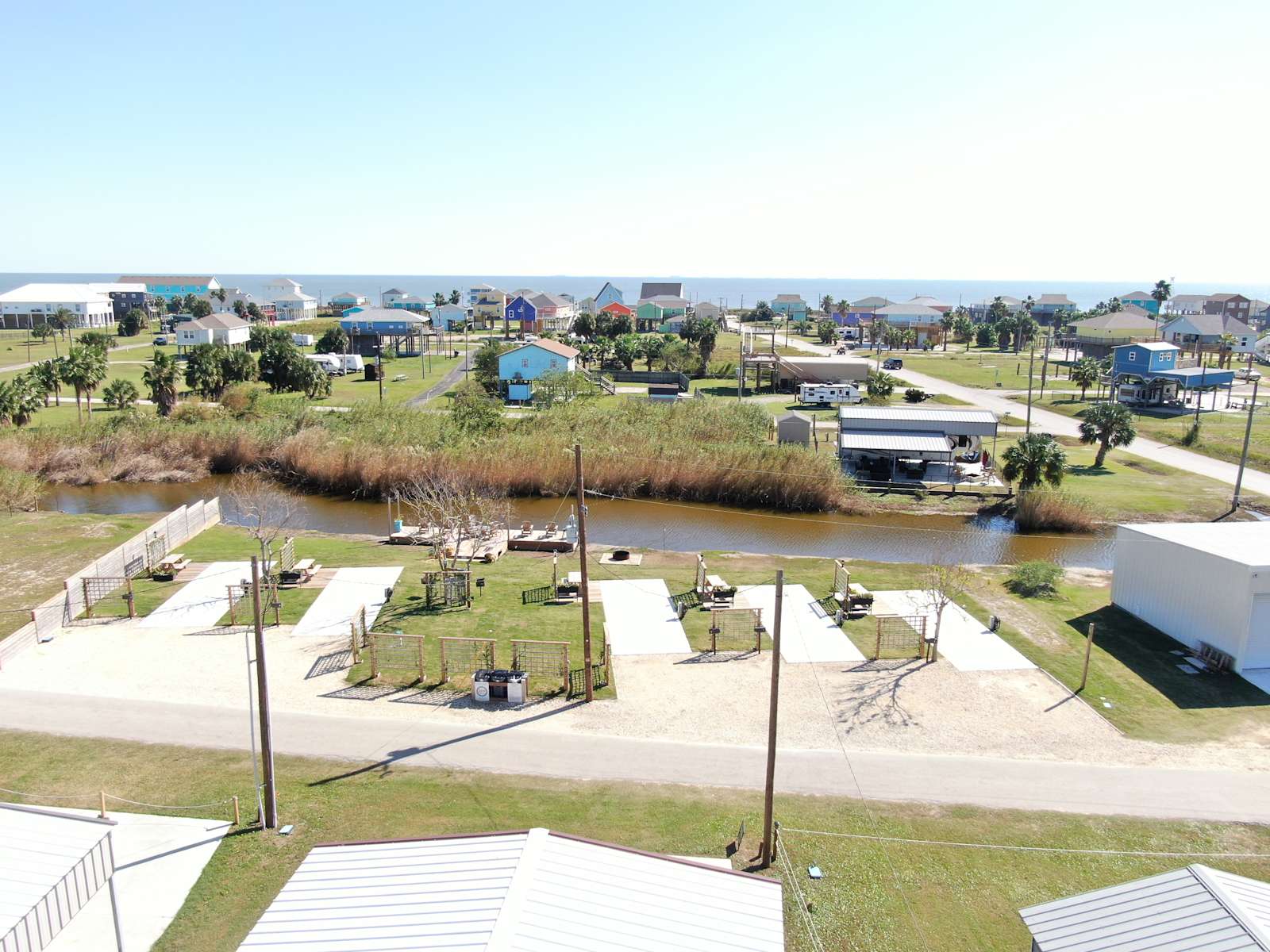 A Shore Venture Motor Court RV Park Hipcamp in Crystal Beach Texas