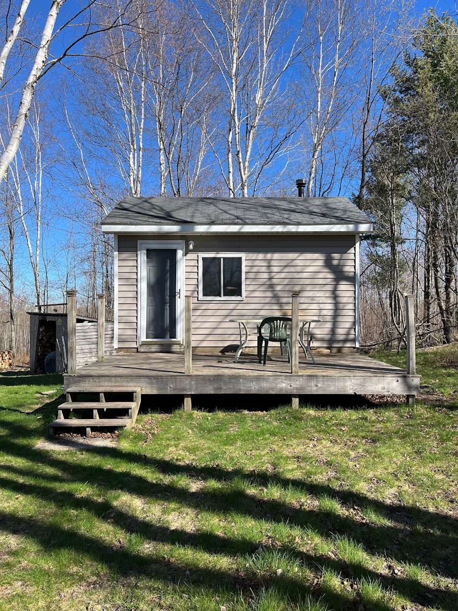 Birch Top Rustic Cabin Hipcamp in Marquette, Michigan