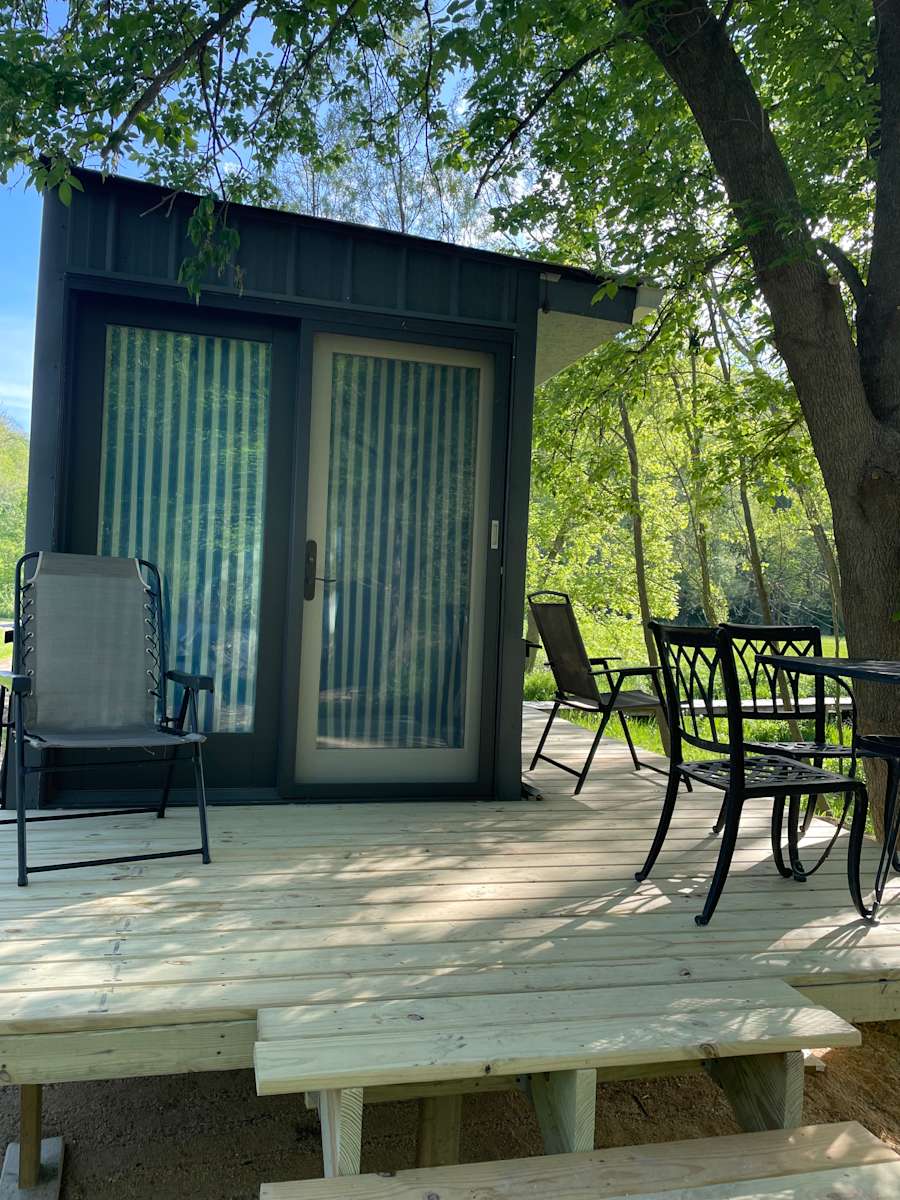 Wooded Retreat Tiny House Hipcamp in La Motte, Iowa
