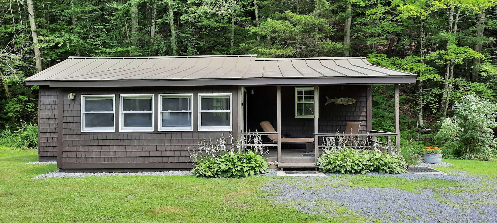 Covered Bridge Cabin On River Hipcamp in Sandgate, Vermont