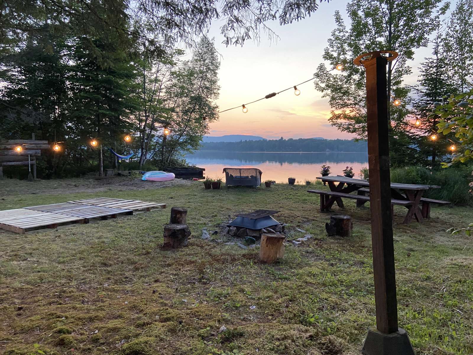 Little Wolf Pond Lake Front Getaway Hipcamp in Tupper Lake, New York
