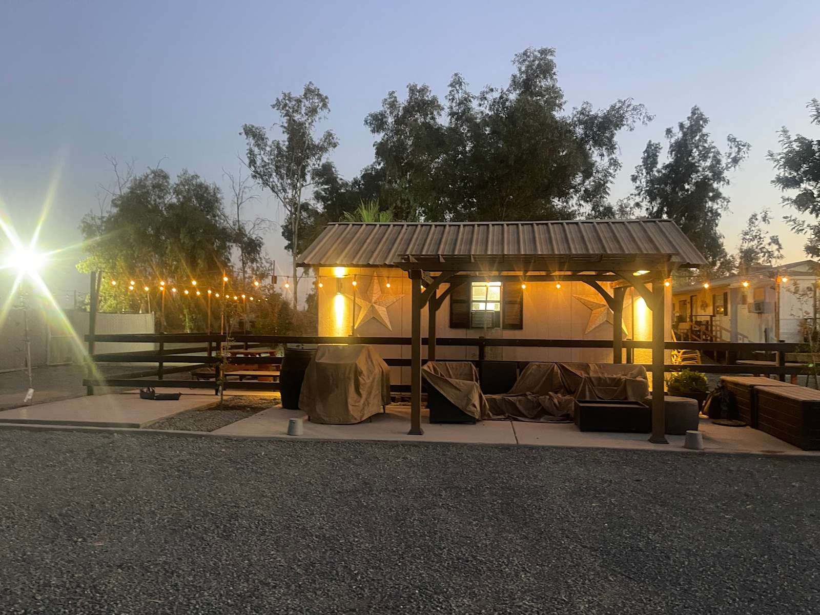 Visalia Tiny House Village - Hipcamp in Visalia, California