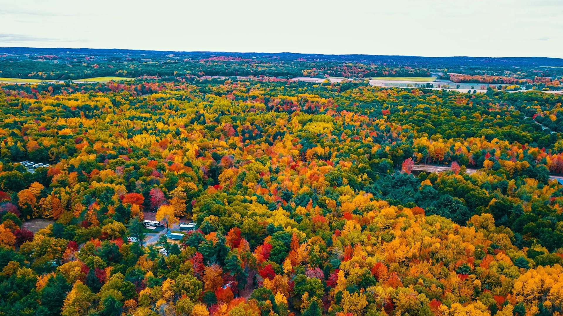 Map Mears The Woodland Shores RV Resort - Hipcamp in Mears, Michigan