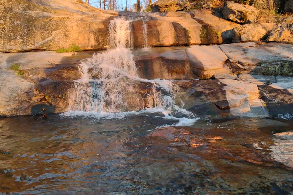 Musick Creek Falls  by Shaver Lake