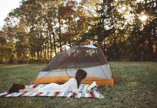 tent people lodging