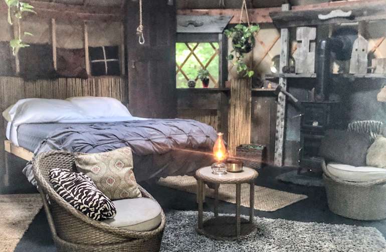 Mariaville Goat Farm Yurt Camping