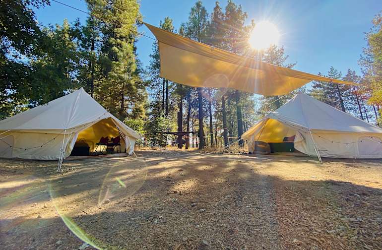 Tree Tent Glamping In Julian Ca Camping