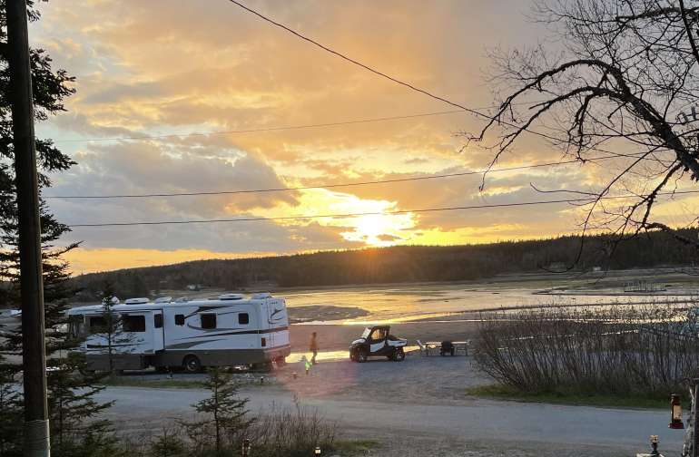 New River Beach / New Brunswick / RV campsite 