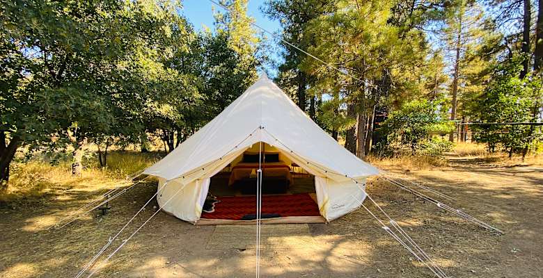 Tree Tent Glamping In Julian Ca Camping