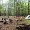 Tent camping Sanctuary in the Woods
