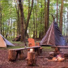 Tent camping Sanctuary in the Woods