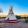 Tipi Ravens Nest in the Mojave