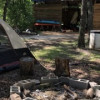 Primitive Tent camping