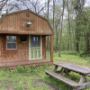 Guthrie Meadows green door cabin
