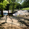 Waterfall camping close to CLT