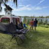 Grass Field Tent Camping