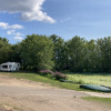 Peninsula camping on the lake 