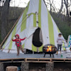 Tipi on the Ct River