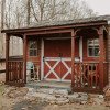 Cozy Cabin & Porch with LQ Trailer