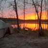 Hay Lake Basecamp Tent and Hammocks