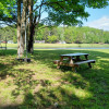 Open field campgrounds with views
