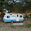 Camper in nature on Horse Ranch