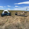 Campfire tent site A
