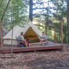B09) Luxe Bell Tent with Queen Bed