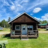 Classic lakefront log cabin 5 with covered deck