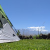 Central Maui tent with a view