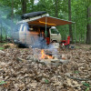 Camping in the Woods at Willows