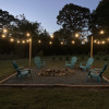 Starry Night Meadow Camper Fireside