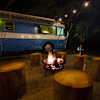 Retro Florida DeLand Glamping Bus