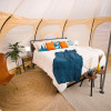 XL bell tent sleeps 5 on 40 acres