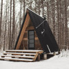 A Frame Cabin in the Woods