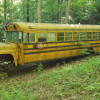 Vintage School Bus Camp
