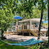 Beached Houseboat