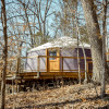 Mystical Yurt Floating in the Trees