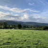 Basic farm campsite with sea views