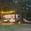Vintage Trailer Barnyard Camping