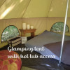 Angies Tent with hot tub access